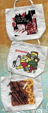 Dodo Bags Environmentally Friendly reusable cotton tote and grocery bags